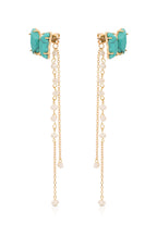 Turquoise Butterfly Dangle Earrings