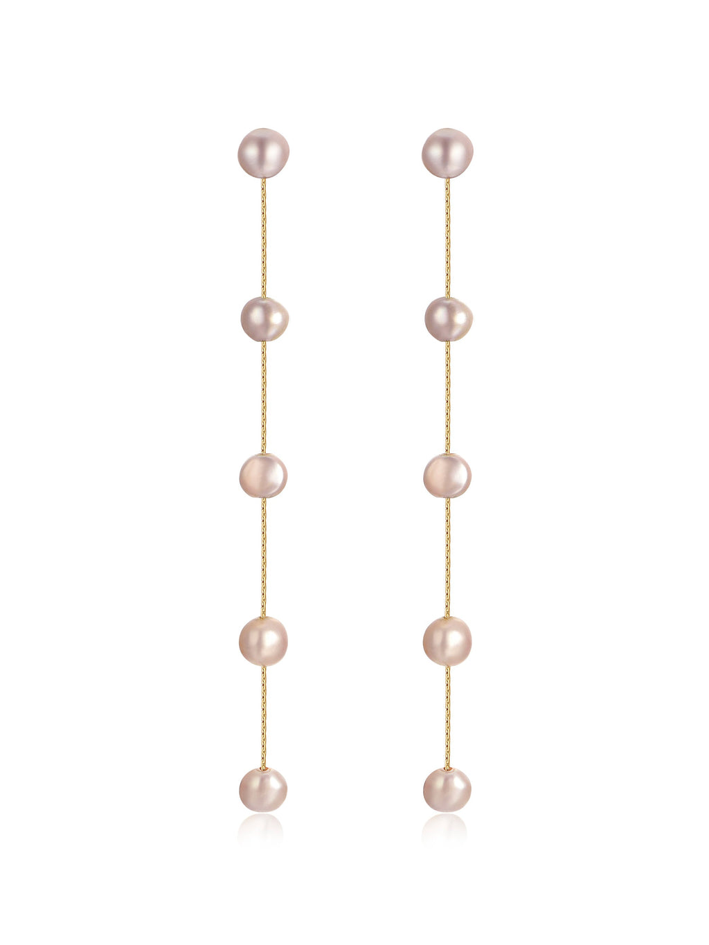 Dripping Pearl Delicate Drop Earrings