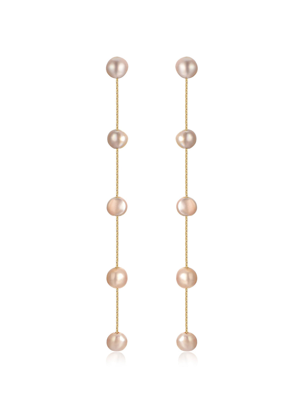 Dripping Pearl Delicate Drop Earrings