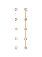 Dripping Pearl Delicate Drop Earrings