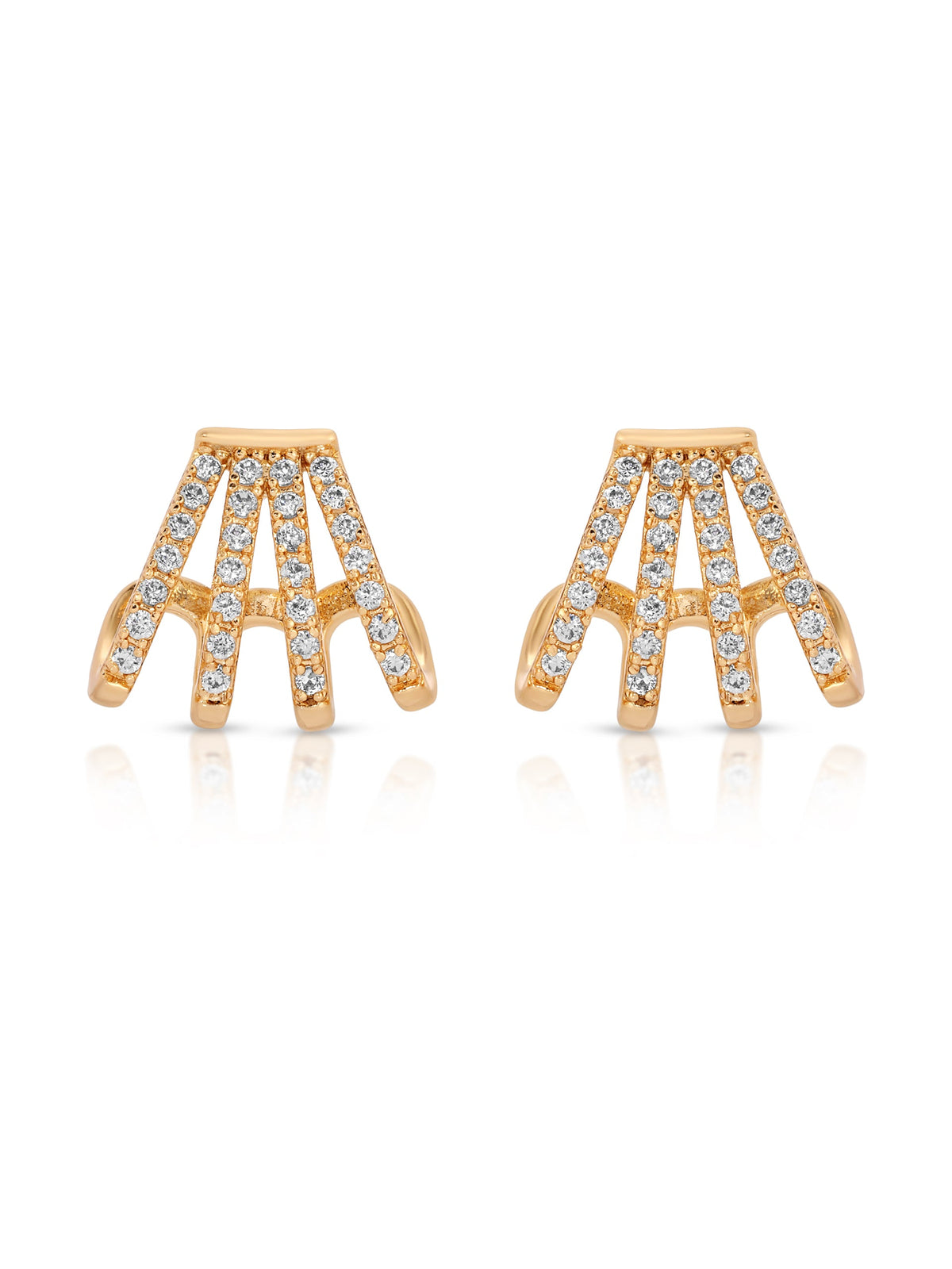 Glisten Wing Pavé Earrings