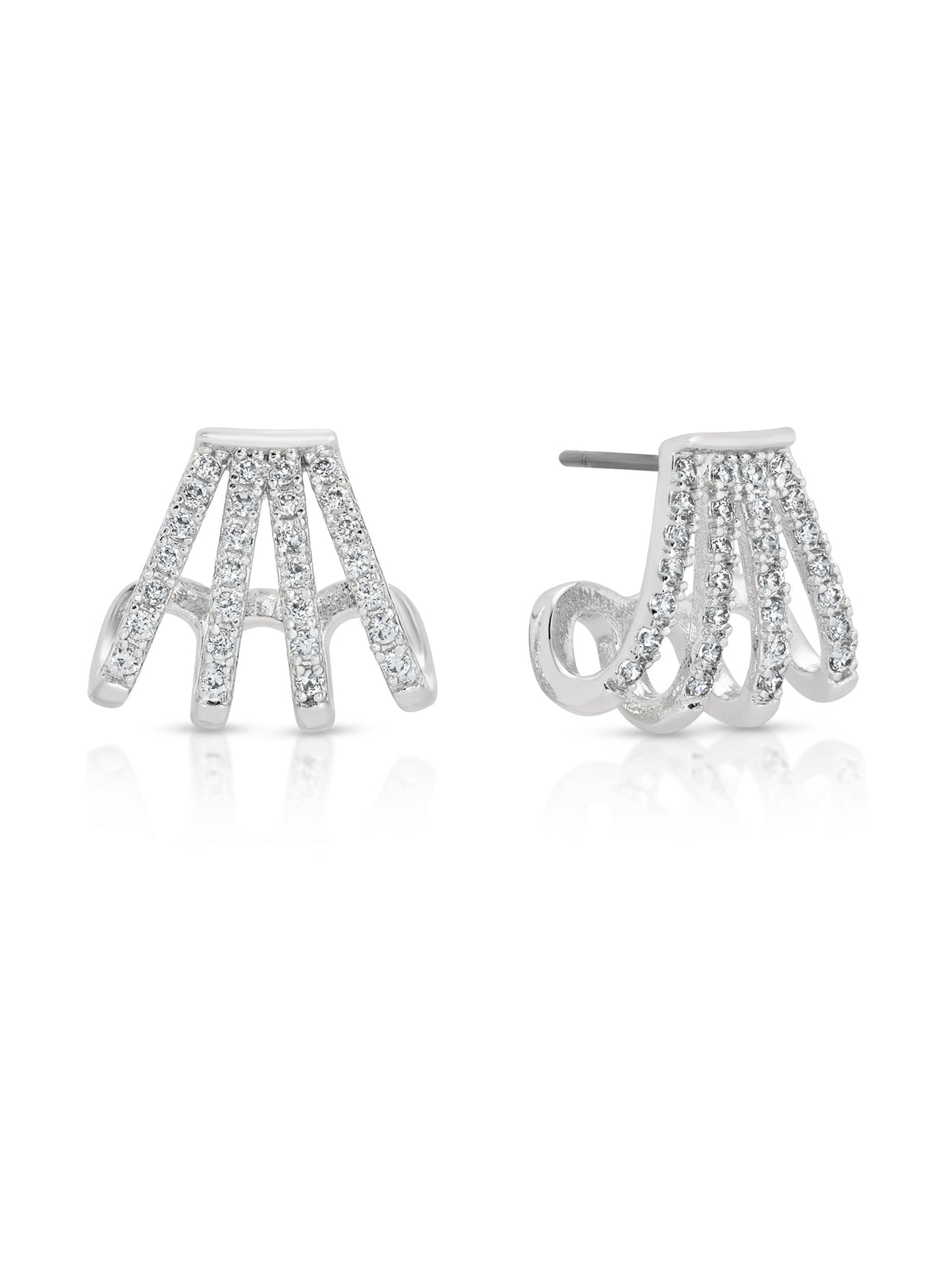 Glisten Wing Pavé Earrings