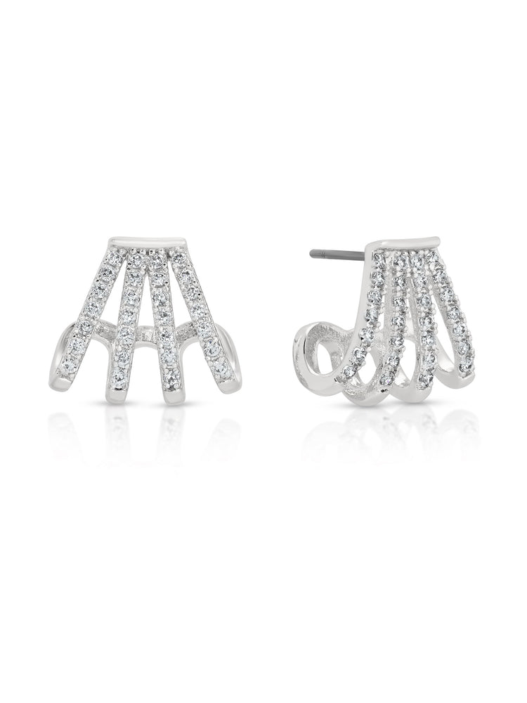 Glisten Wing Pavé Earrings