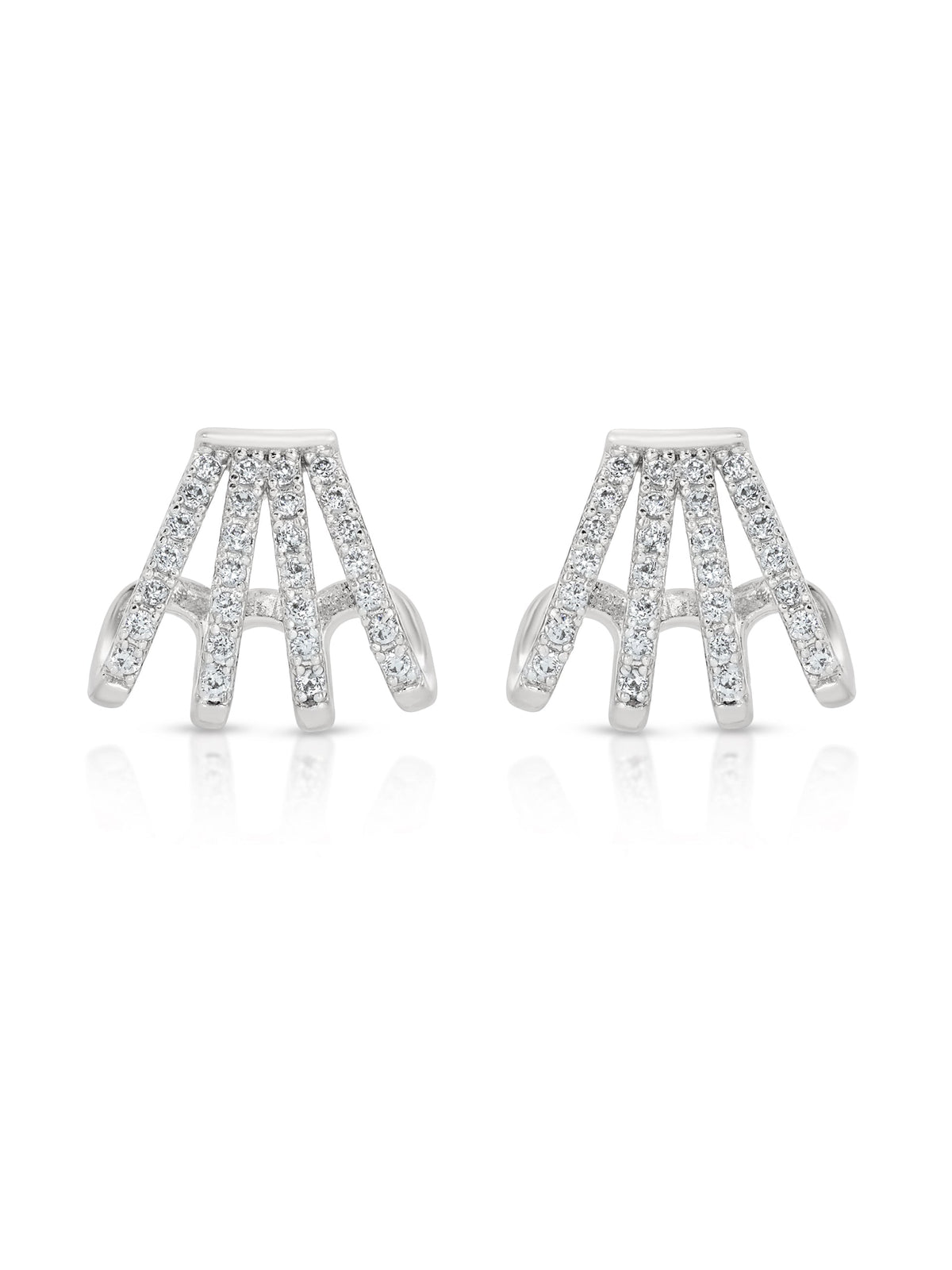 Glisten Wing Pavé Earrings