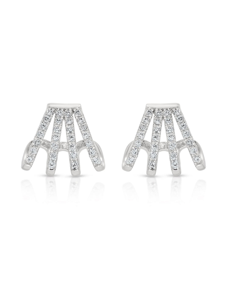 Glisten Wing Pavé Earrings