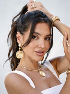 Swirl Pendant Choker Necklace