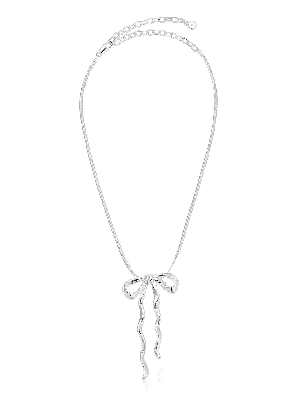 Bow Organica Pendant Necklace
