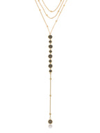 Bali Dreams Crystal Lariat Necklace