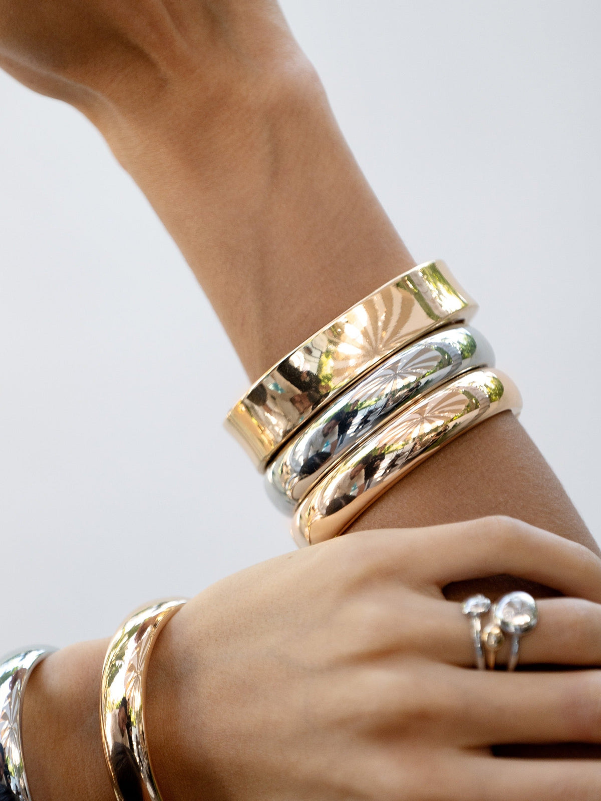Squared Shine Bangle