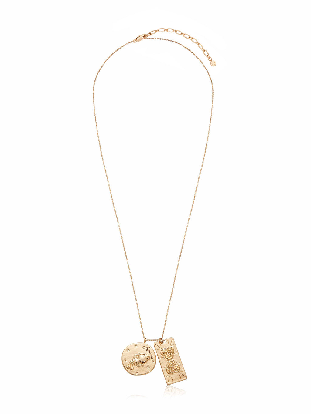 Zodiac Double Medallion Necklace