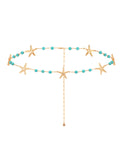 Starfish and Turquoise Bead Waist Chain