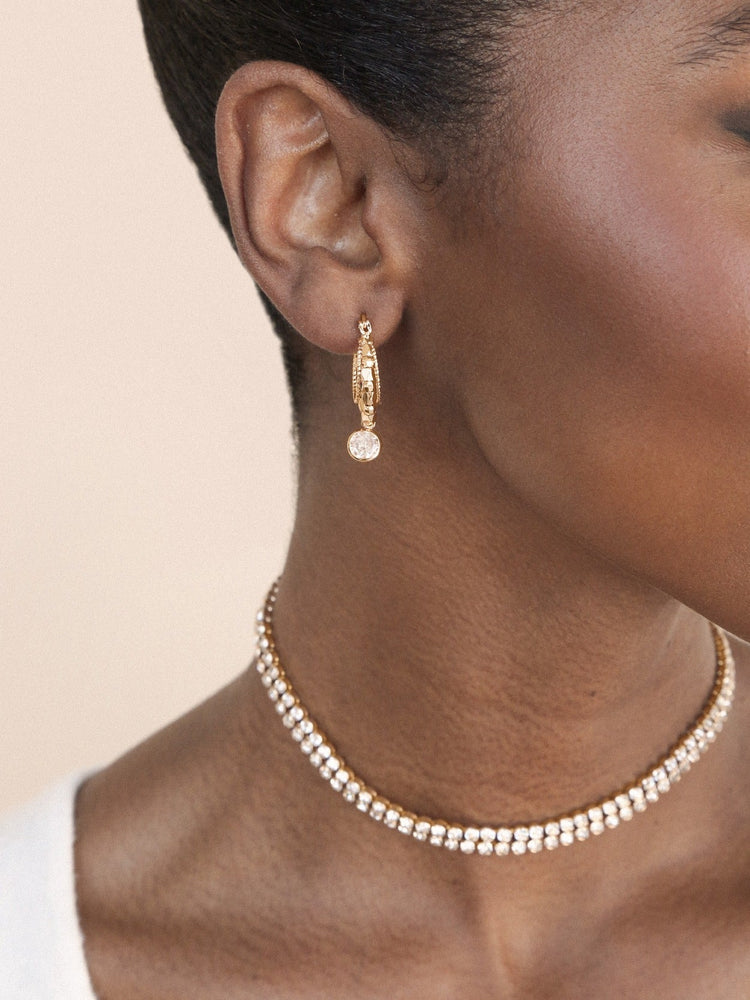 Boho Golden Hoop Earrings