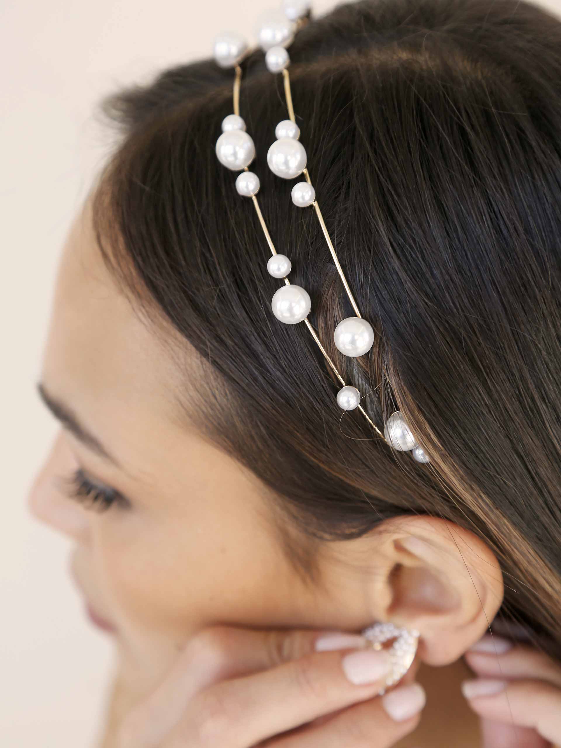 Topped in Pearls Headband