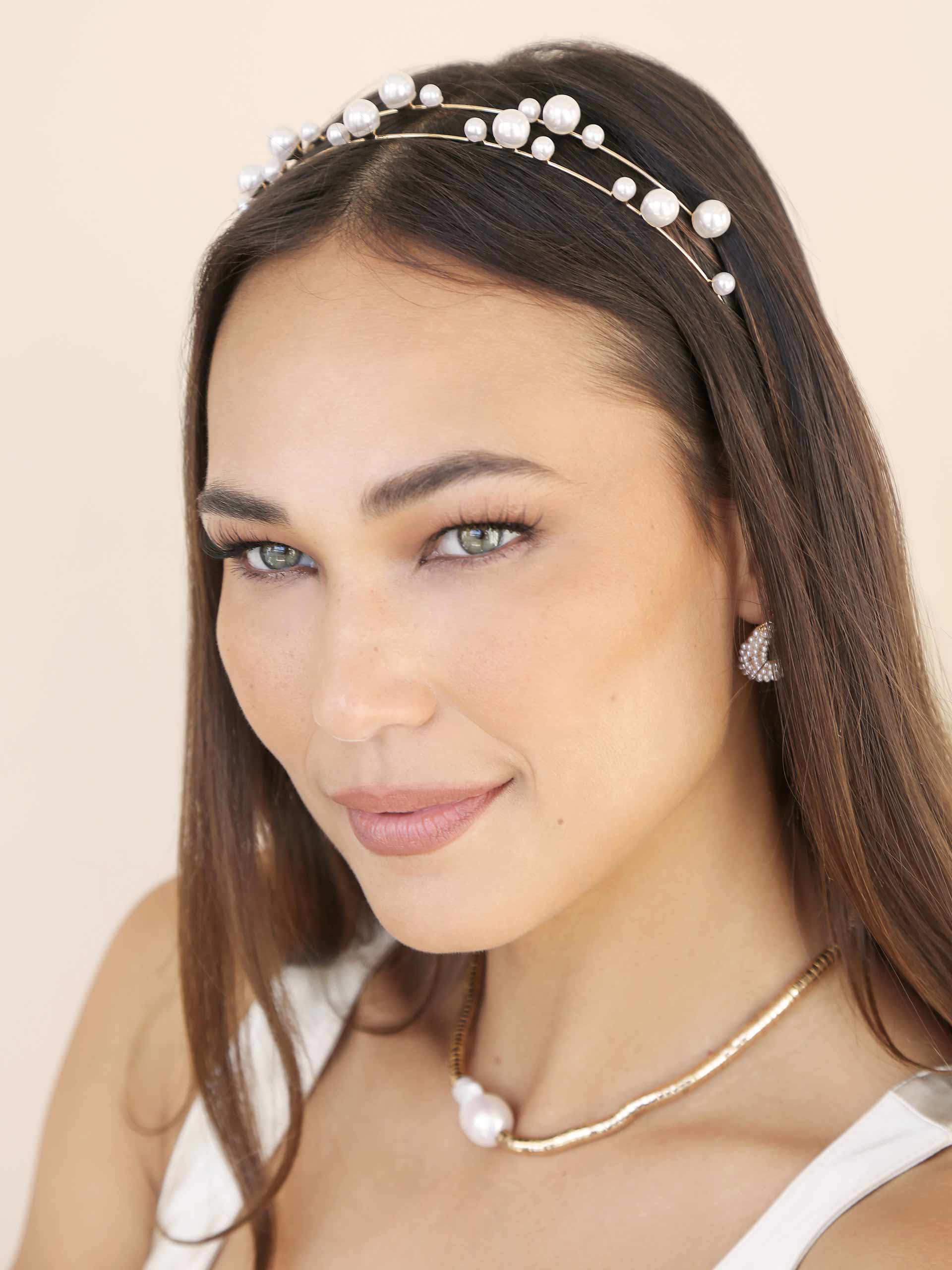 Topped in Pearls Headband