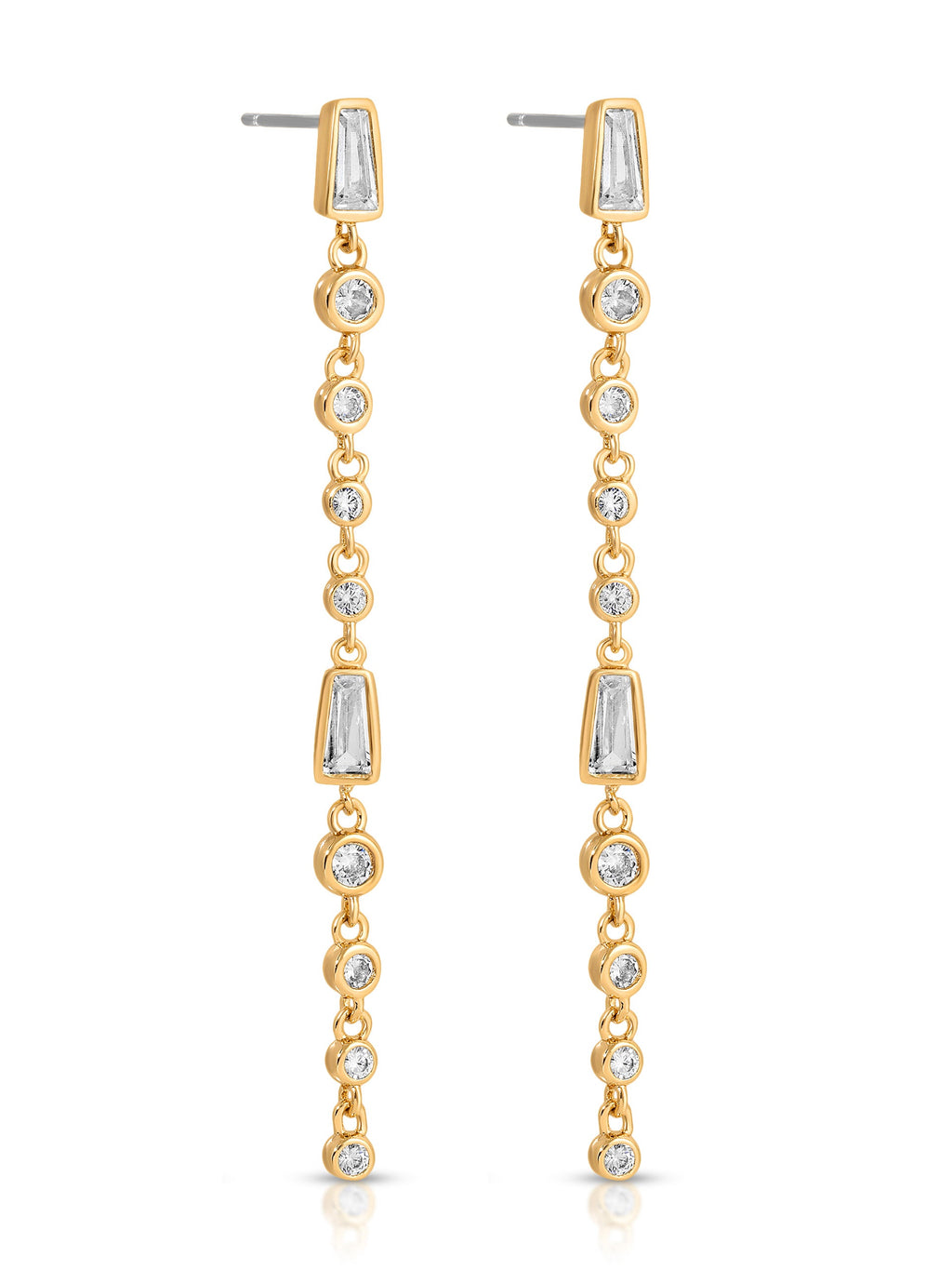 Crystal Linear Earrings