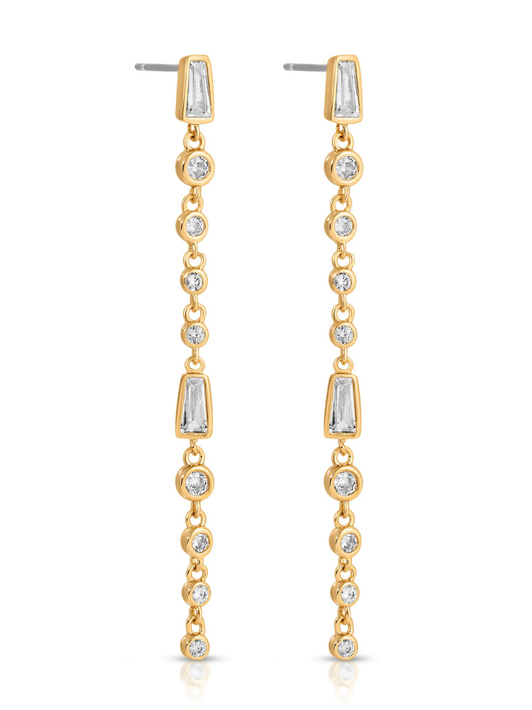 Crystal Linear Earrings