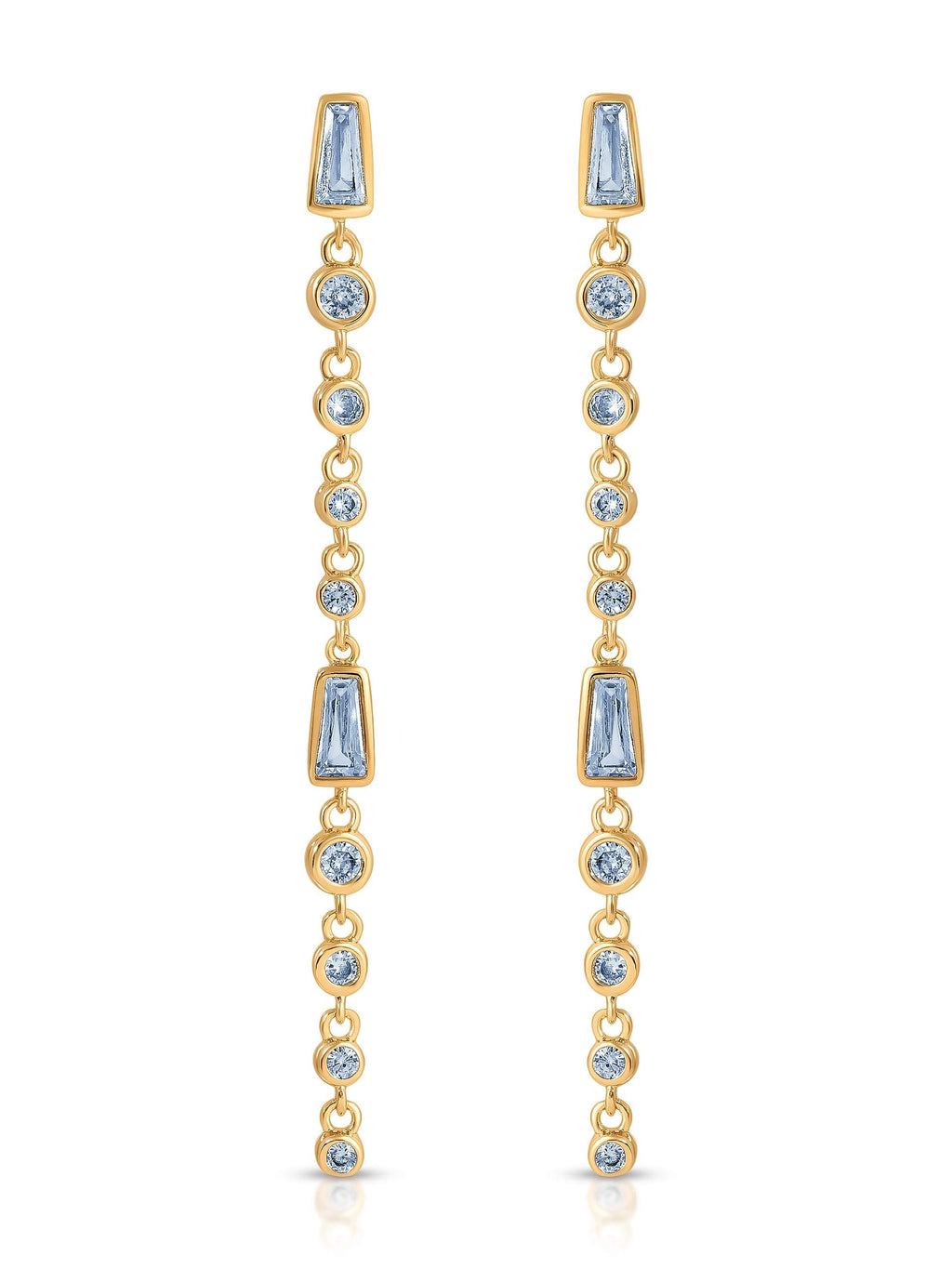 Crystal Linear Earrings