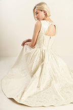 Check Yourself Champagne Midi Dress