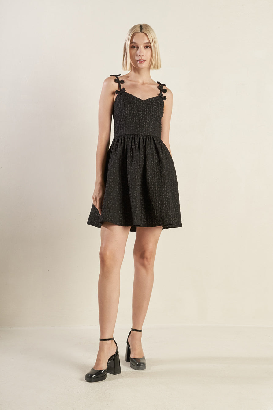 COVETED SWEETNESS WOVEN LACE MINI DRESS