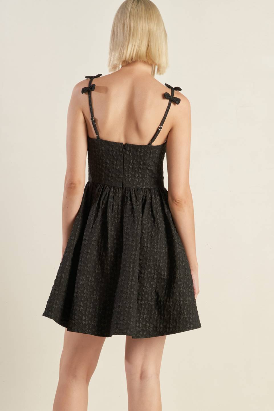 COVETED SWEETNESS WOVEN LACE MINI DRESS