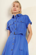 Soul on Fire Woven Midi Dress