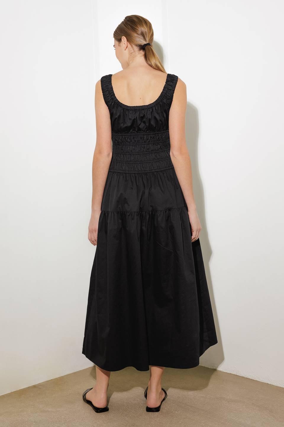 Loveliest Looks Black Midi Dress