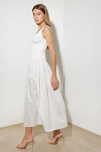 Loveliest Looks Woven Midi Dress