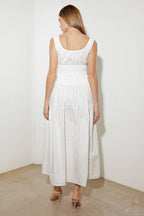 Loveliest Looks Woven Midi Dress