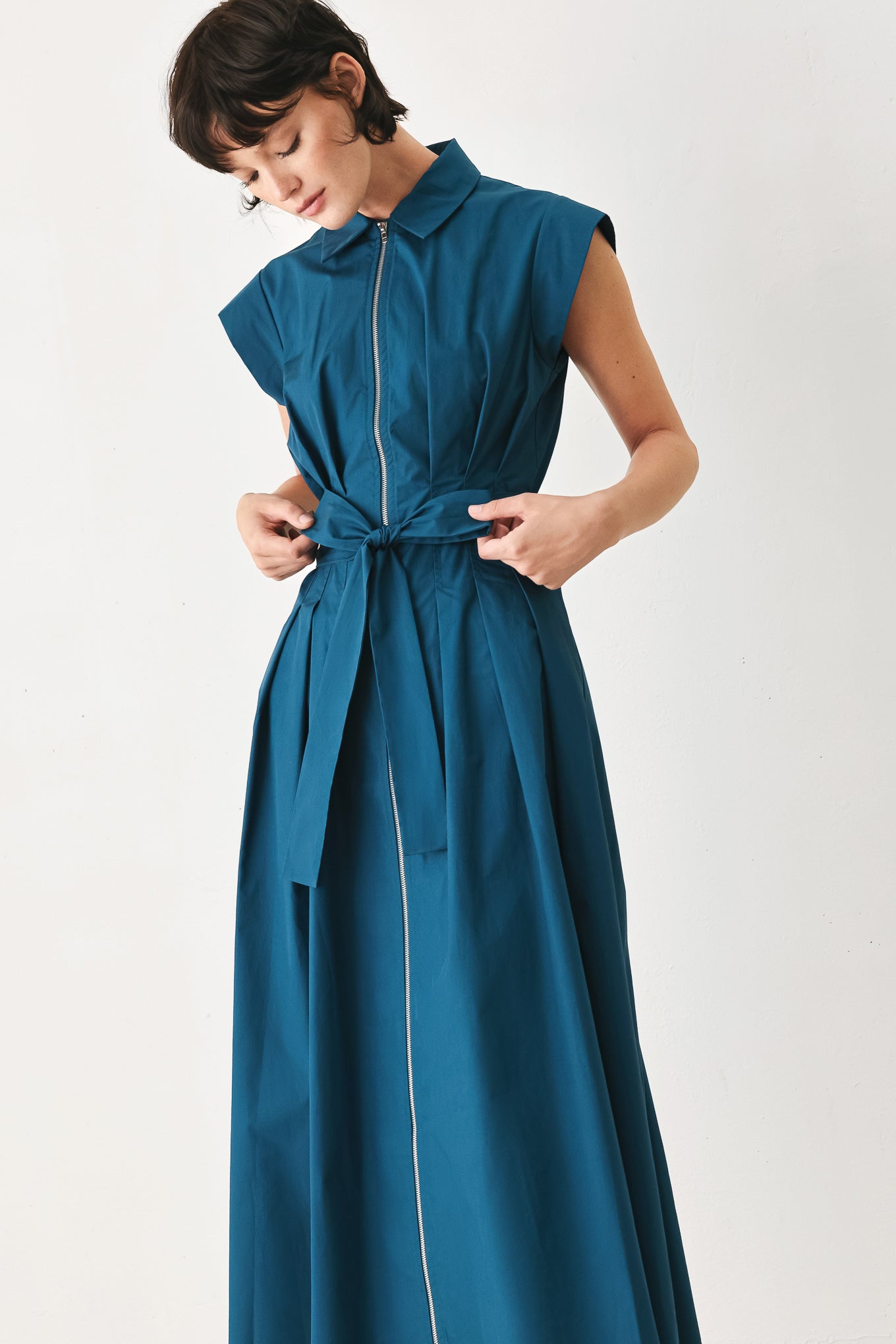 Blue Serenity Midi Dress