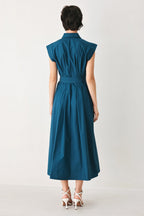 Blue Serenity Midi Dress