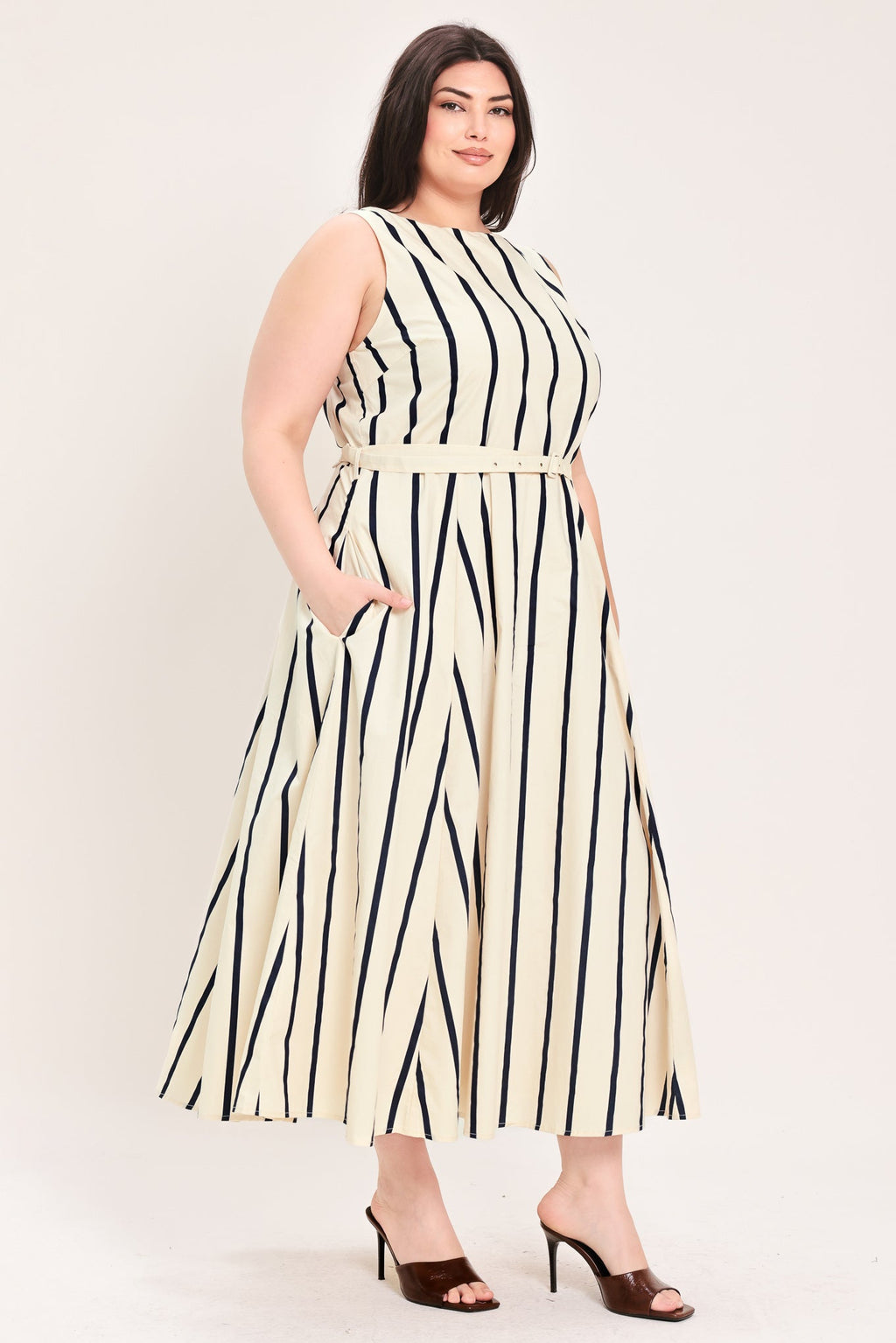 Sail Away Woven Midi Dress