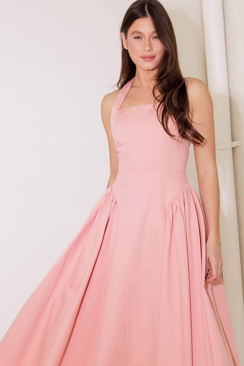 Caught in the Rain Woven Midi Dress