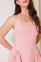 Caught in the Rain Woven Midi Dress