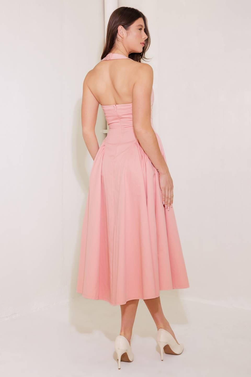 Caught in the Rain Woven Midi Dress