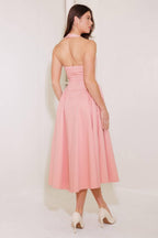 Caught in the Rain Woven Midi Dress
