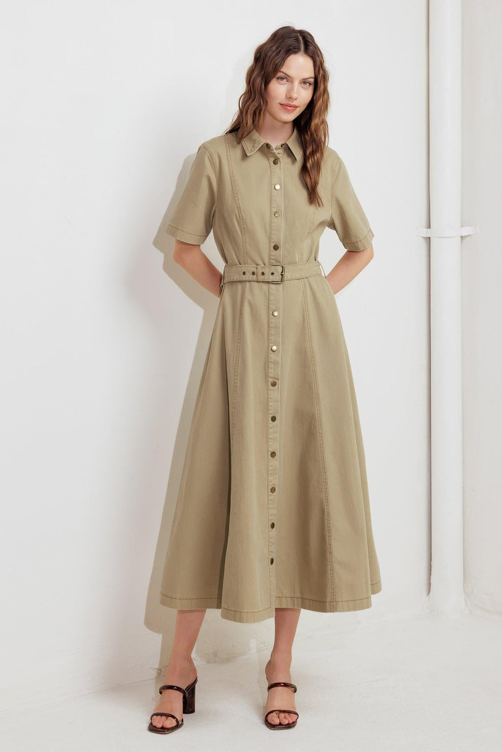Terracotta Trail Midi Dress