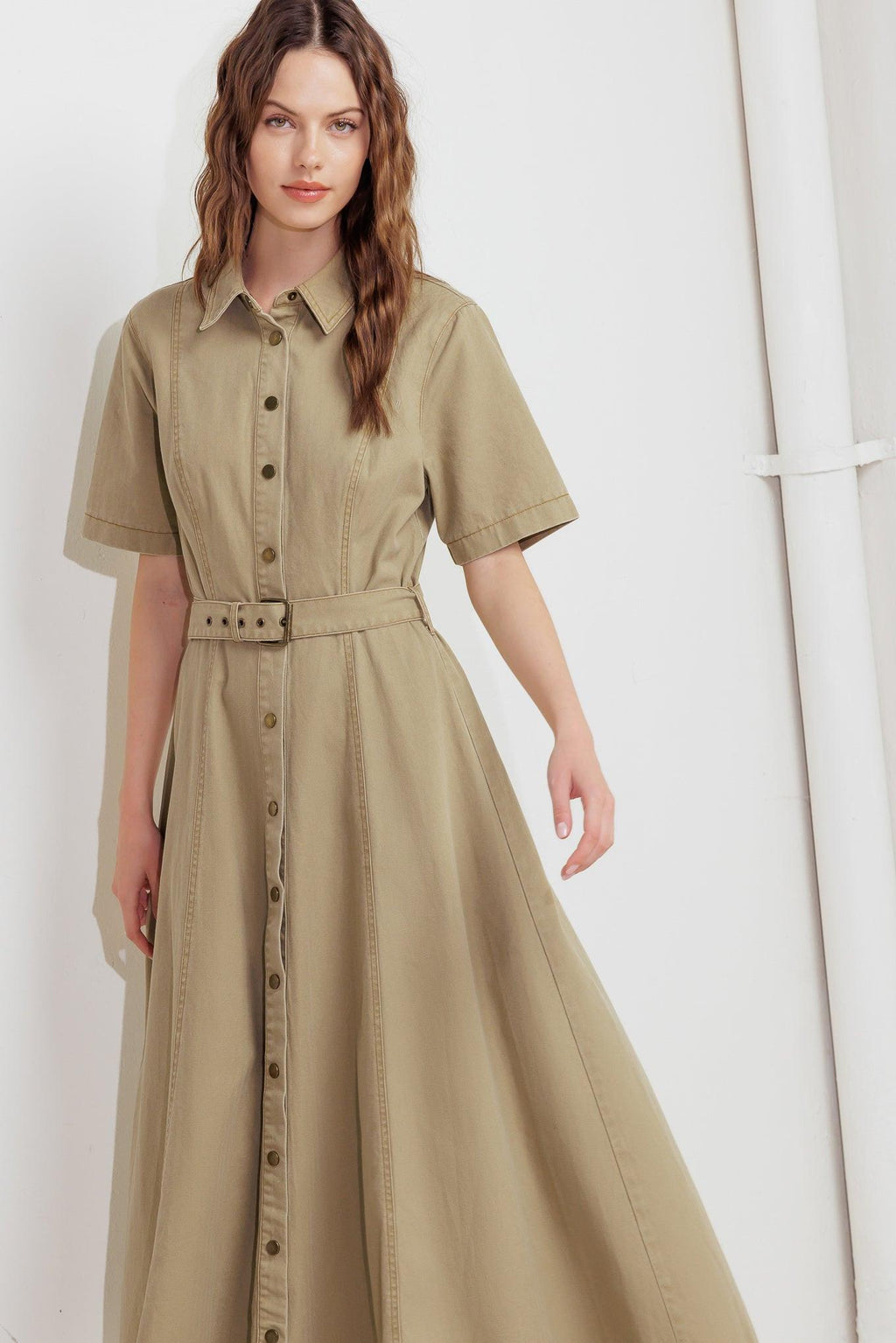 Terracotta Trail Midi Dress