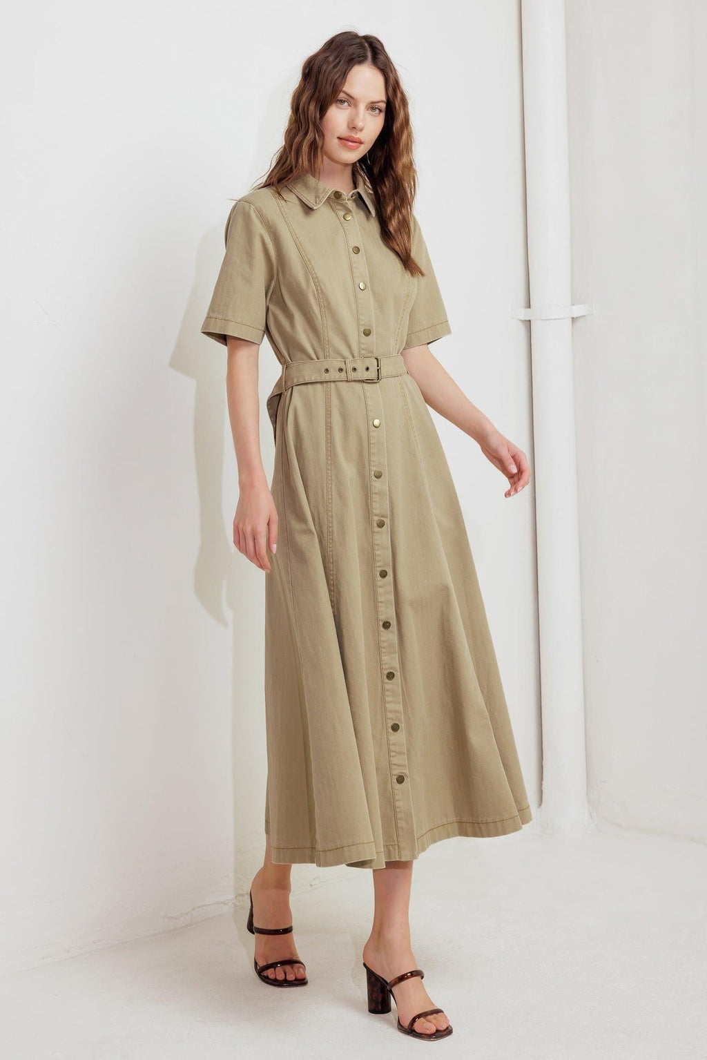 Terracotta Trail Midi Dress