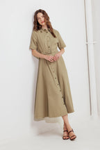 Terracotta Trail Midi Dress