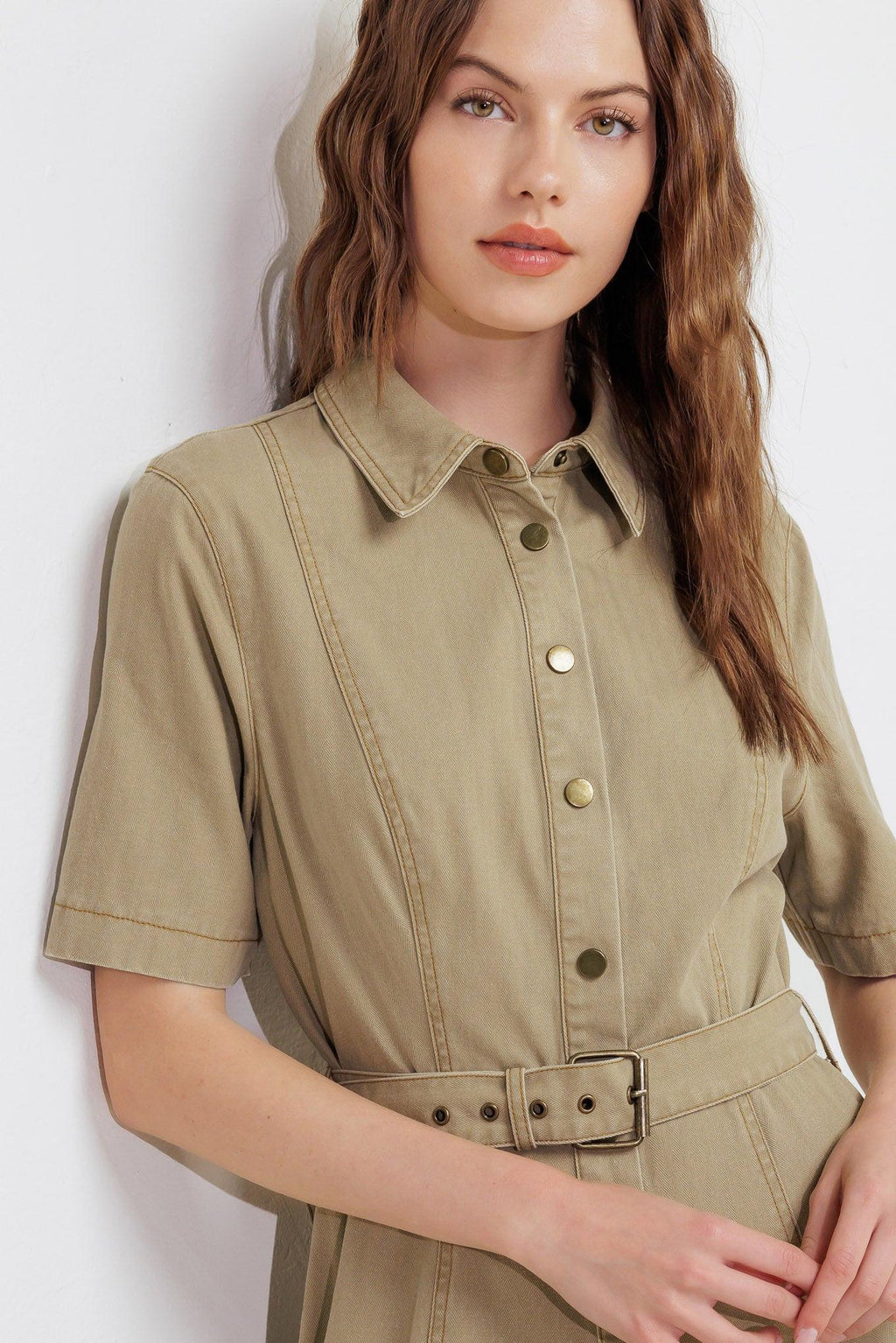 Terracotta Trail Midi Dress