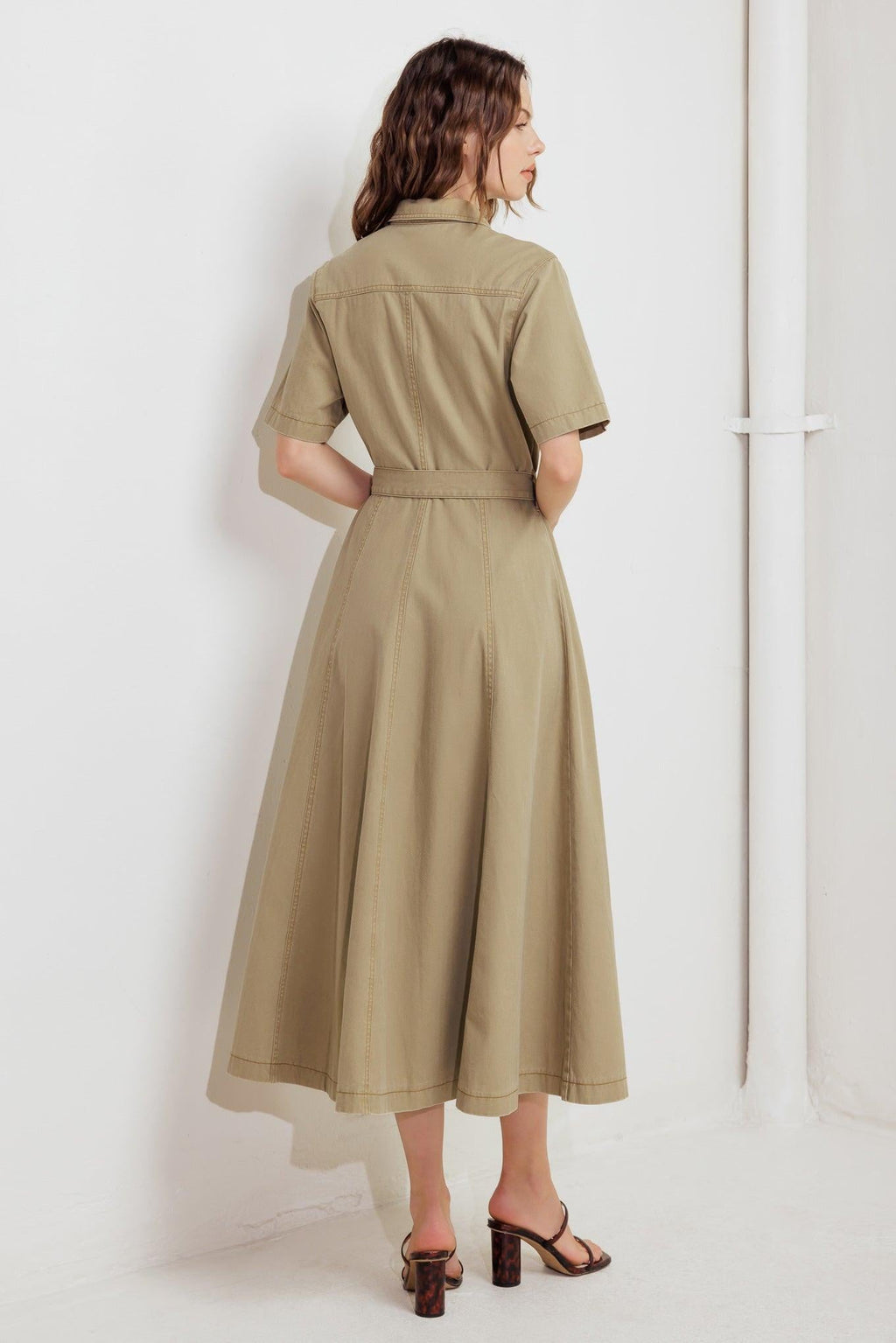 Terracotta Trail Midi Dress