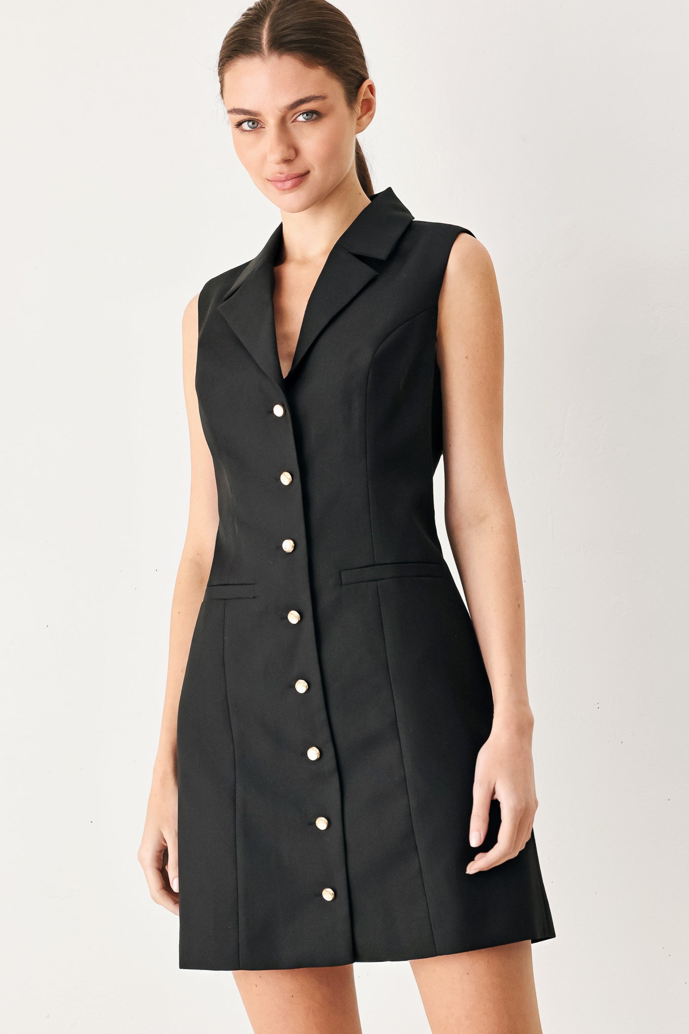 Modern Office Mini Dress