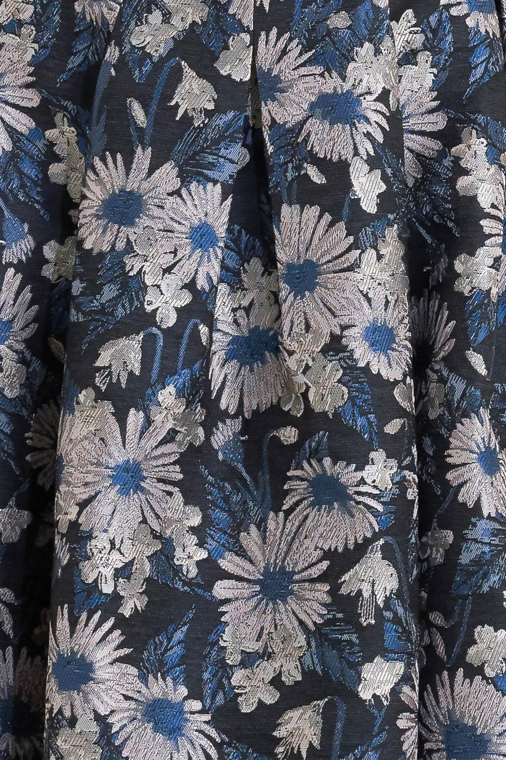 Lux Blooming Jacquard Midi Dress