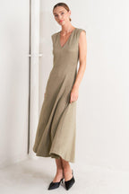 Sophisticated Simplicity Knit Midi Dress