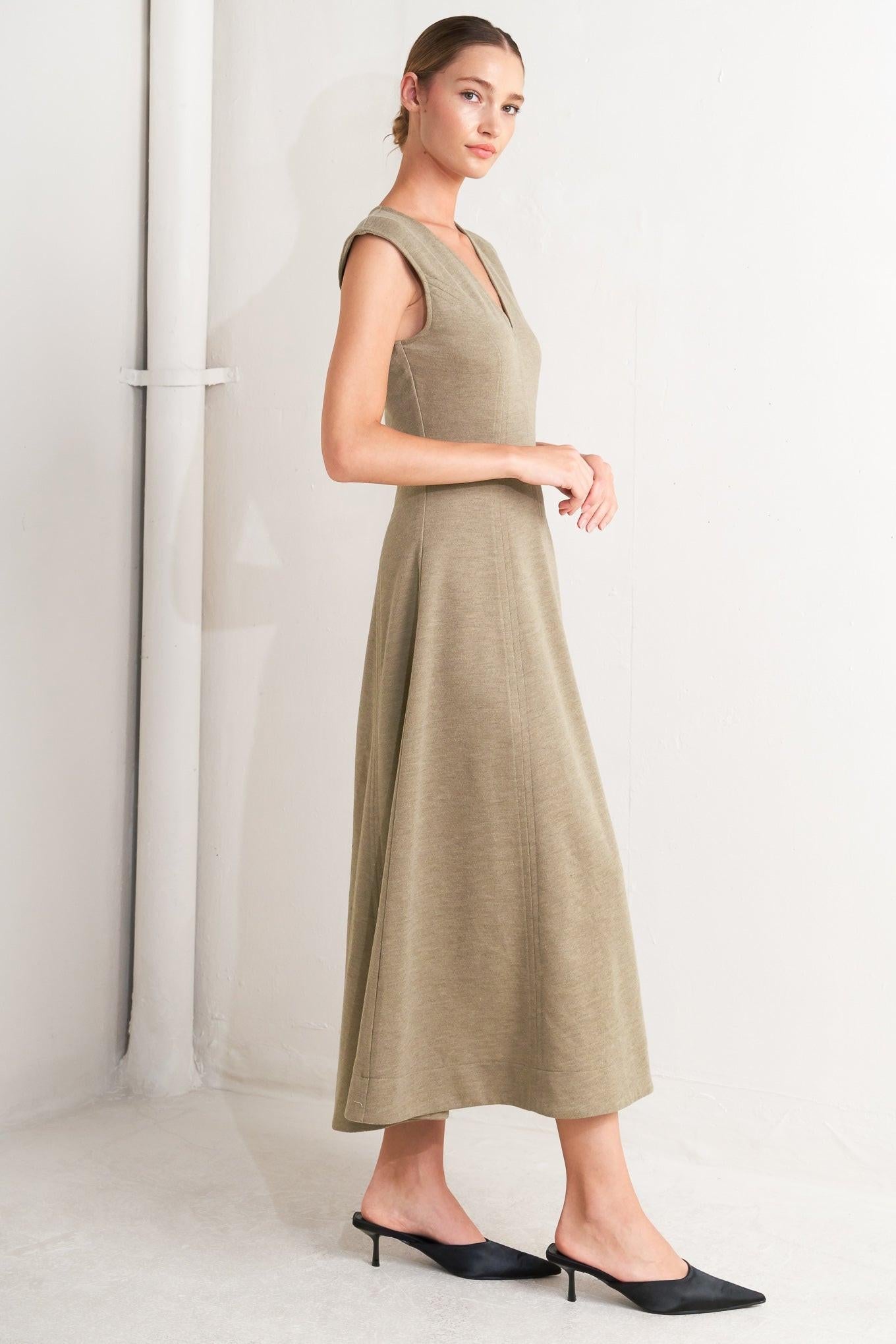 Sophisticated Simplicity Knit Midi Dress