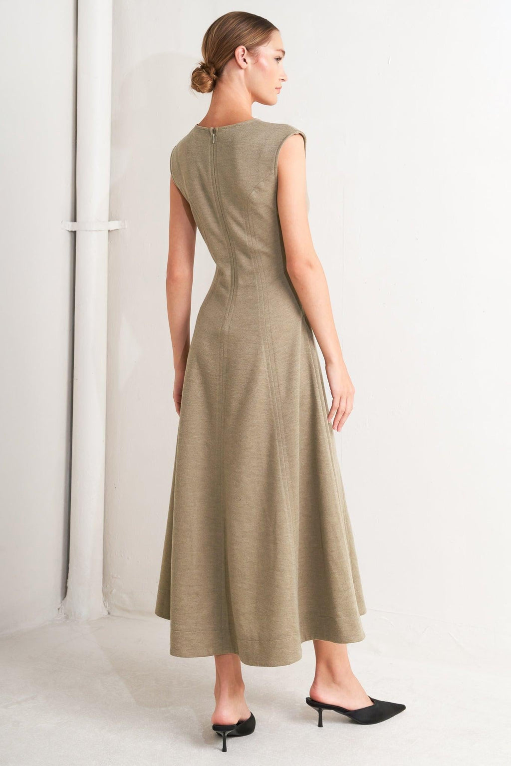 Sophisticated Simplicity Knit Midi Dress