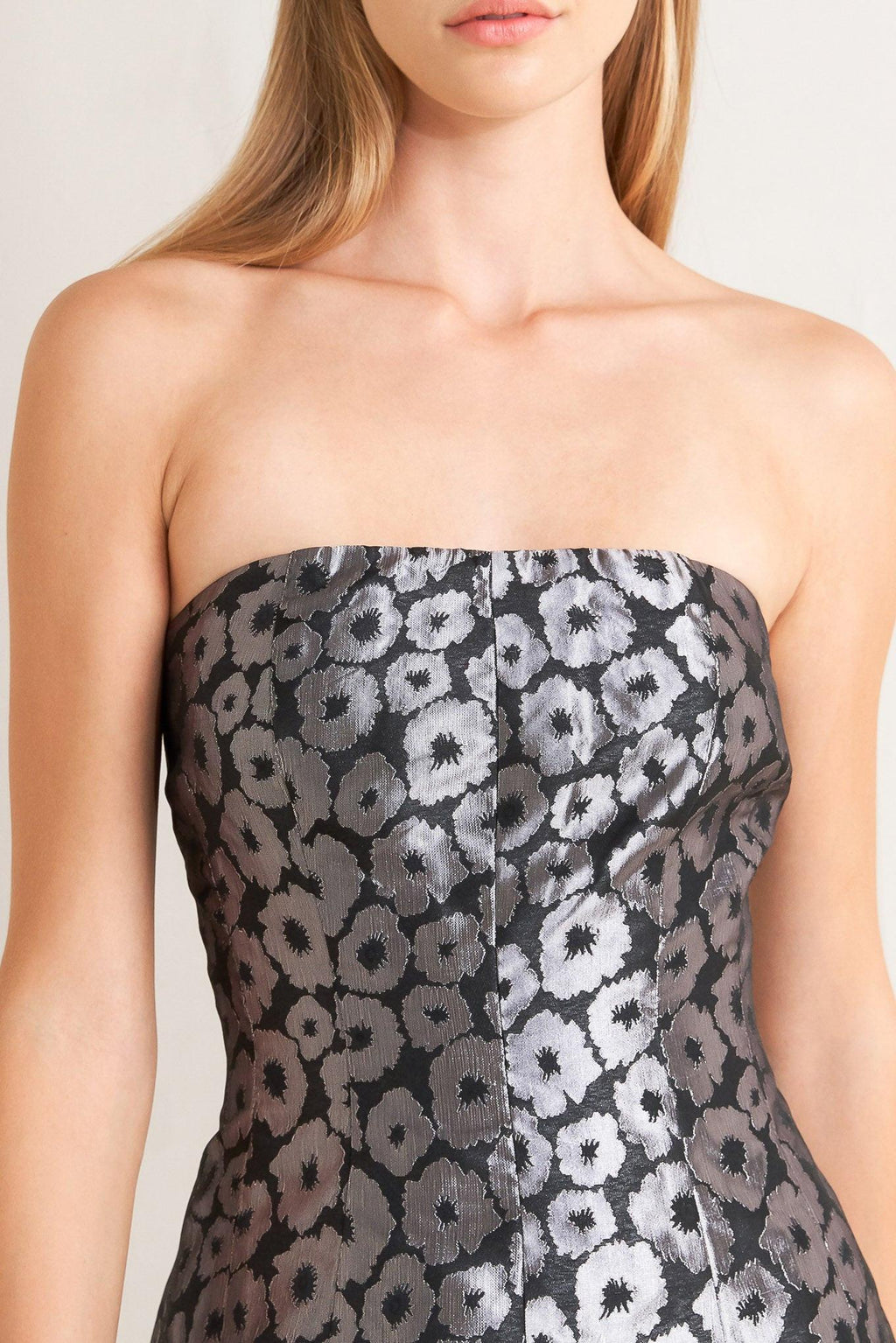 Shine On Me Jacquard Mini Dress