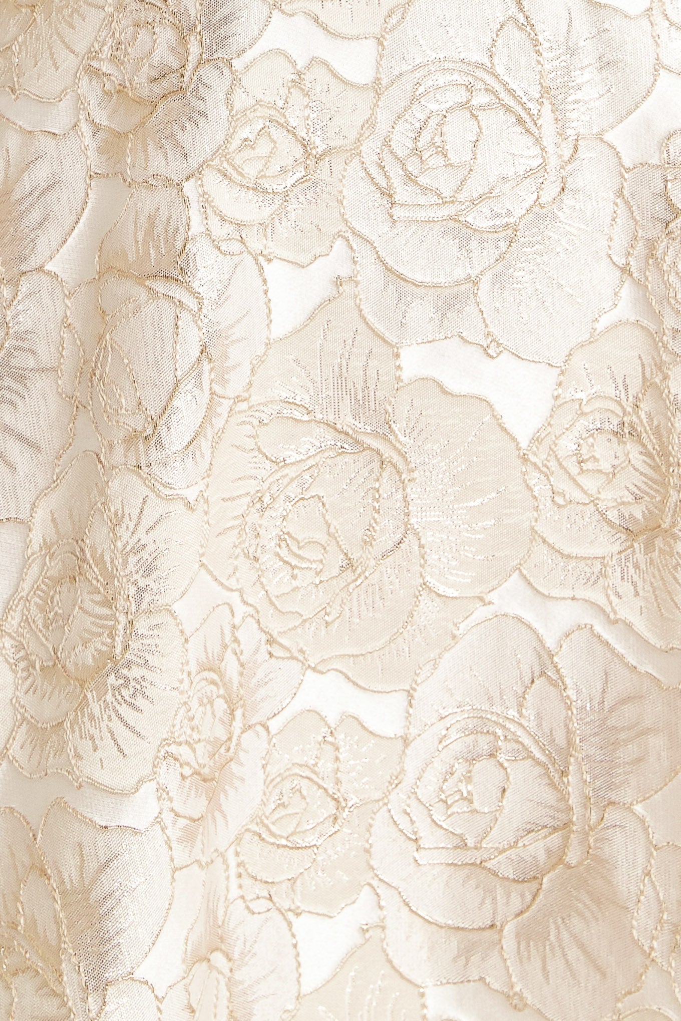 GILDED ROSE WOVEN MIDI DRESS