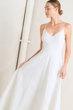 PURE INTENTION WOVEN MIDI DRESS