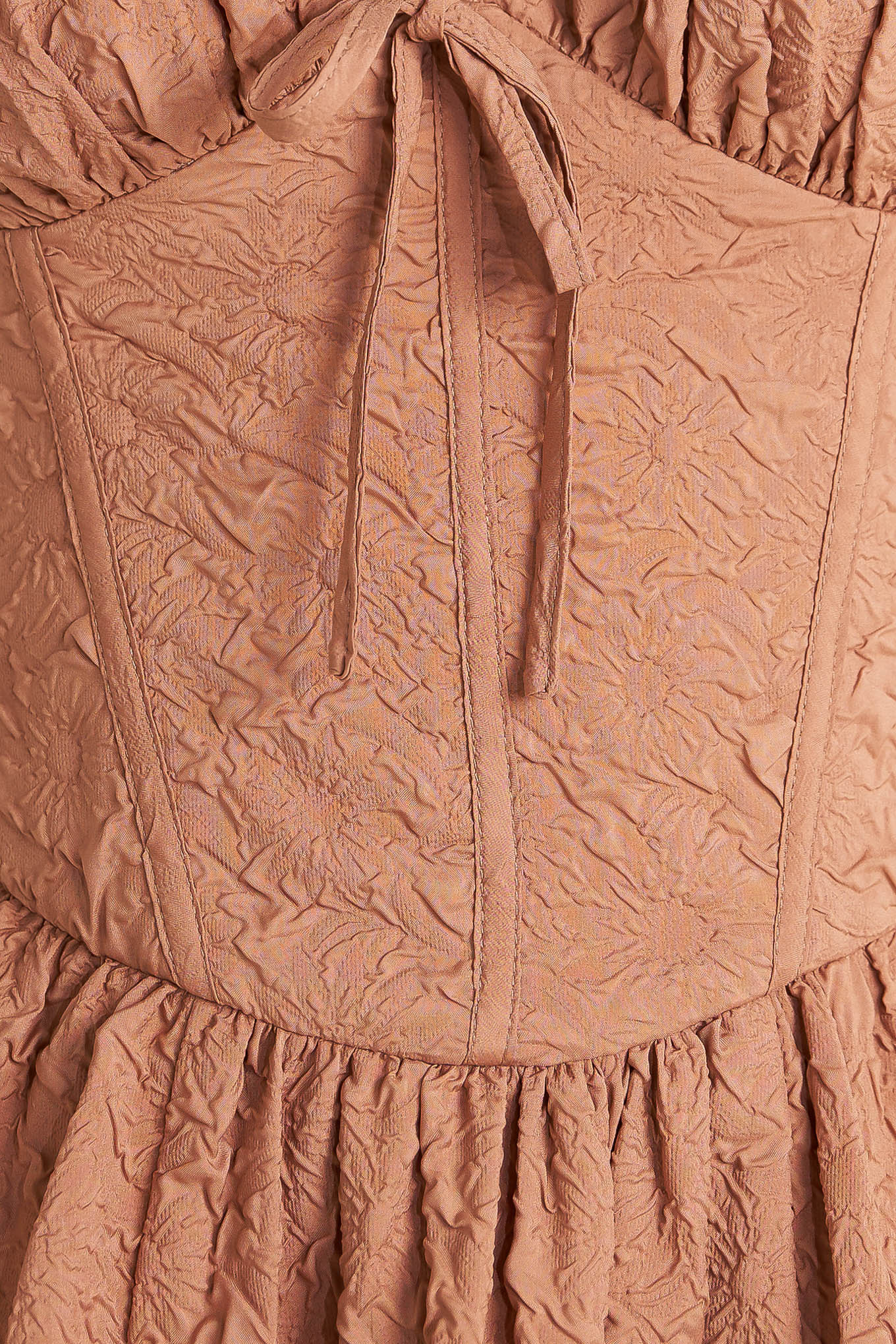 EARTHBOUND CHARM WOVEN MIDI DRESS